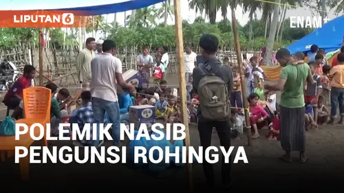 VIDEO: Nasib Ratusan Pengungsi Rohingya di Pantai Meunasah Kulam hingga Kini Masih Belum Jelas