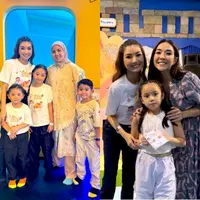Ruben Onsu dan Sarwendah baru saja menggelar perayaan ulang tahun untuk kedua putrinya, Thalia dan Thania di sebuah taman bermain anak-anak. [@sarwendah29]