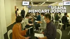Para peserta diharuskan menggunakan masker agar fisik tak dijadikan patokan saat berkenalan.