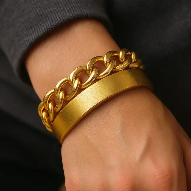 Model Gelang Emas London Jumbo (Foto: ChatGPT)