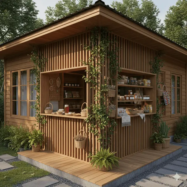 Desain Warung Mini di Sudut Rumah Tanpa Renovasi Besar. Gemini