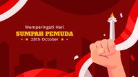 Ilustrasi Hari Sumpah Pemuda 28 Oktober. (Photo Copyright by Freepik)
