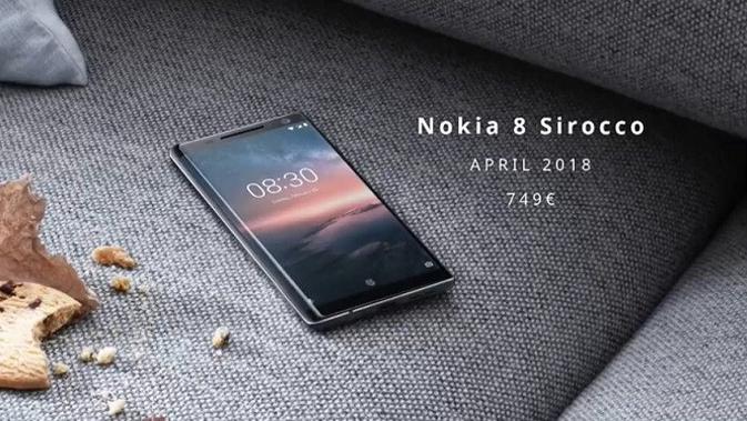Nokia 8 Sirocco. (Foto: Nokia)