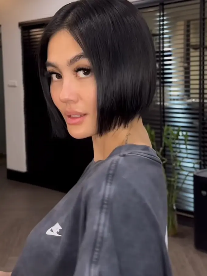 Gaya Rambut Agnez Mo Terbaru dengan Model Bob