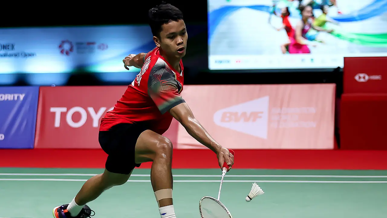 FOTO: Viktor Axelsen Kubur Mimpi Anthony Ginting Tampil di Final Thailand Open