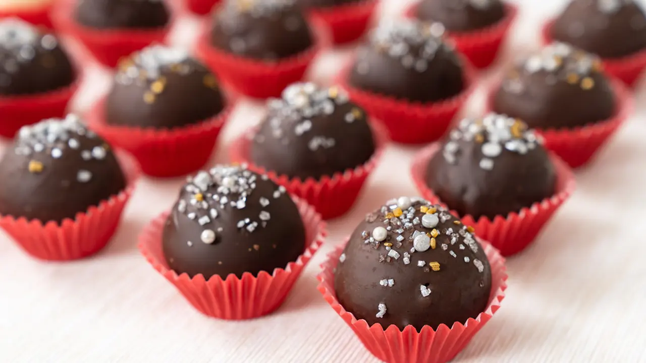 kue bola-bola coklat