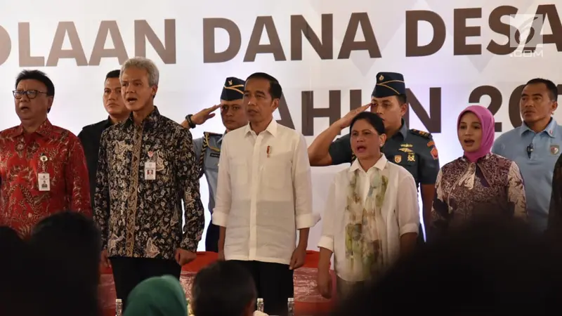 Jokowi Bicara Dana Desa kepada Aparatur Pembina Pemerintah se-Jateng