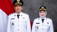 Iksan-Iriane Iliyas Resmi Dilantik Prabowo Jadi Bupati dan Wakil Bupati Morowali