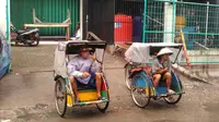 Eksistensi Tukang Becak di Ibu Kota