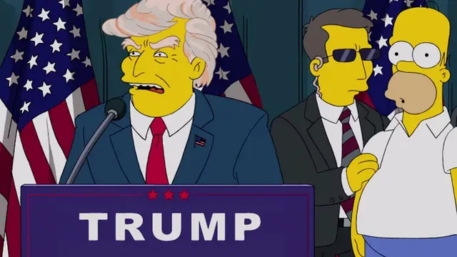 [Bintang] Trump Jadi Presiden, The Simpsons Sudah 'Ramal' dari Tahun 2000?