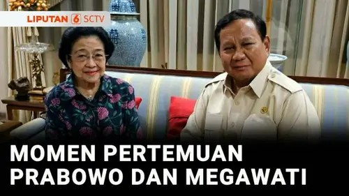 VIDEO: Prabowo-Megawati Bicara Empat Mata, Dasco: Bahas Masa Depan Indonesia