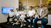 Konferensi pers International Golo Mori Jazz 2025 di Kawasan Menteng, Jakarta Pusat, pada Rabu (6/3/2025). (Dok. IST/Via Jazz Gunung Indonesia)