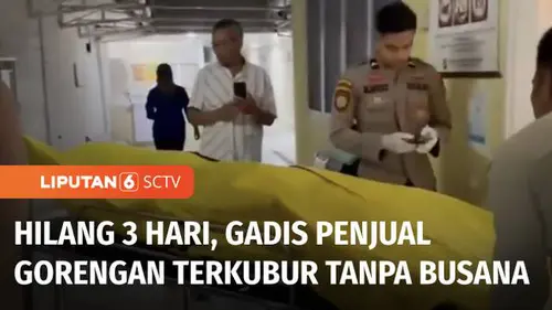 VIDEO: Geger! Gadis Penjual Gorengan di Pariaman Tewas Terkubur Tanpa Busana dan Terikat