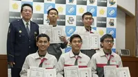 5 WNI di Jepang Diberi Penghargaan Usai Selamatkan Wanita Jatuh dari Jembatan Setinggi 15 Meter ke Sungai