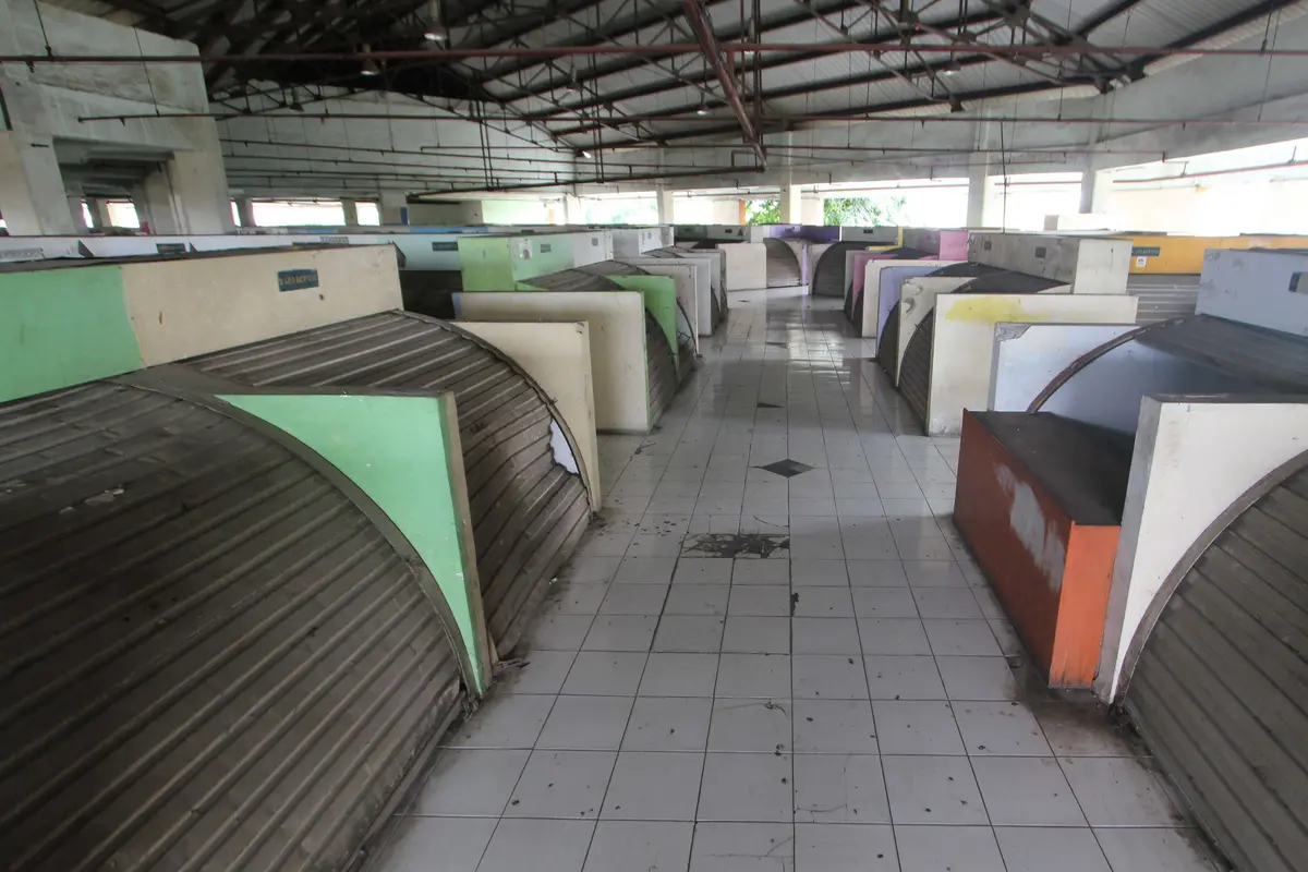 Akan Dirobohkan, Begini Kondisi Blok G Pasar Tanah Abang yang Kosong