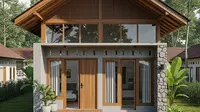 Inspirasi Model Rumah 7x12 di Desa. Foto: Gemini