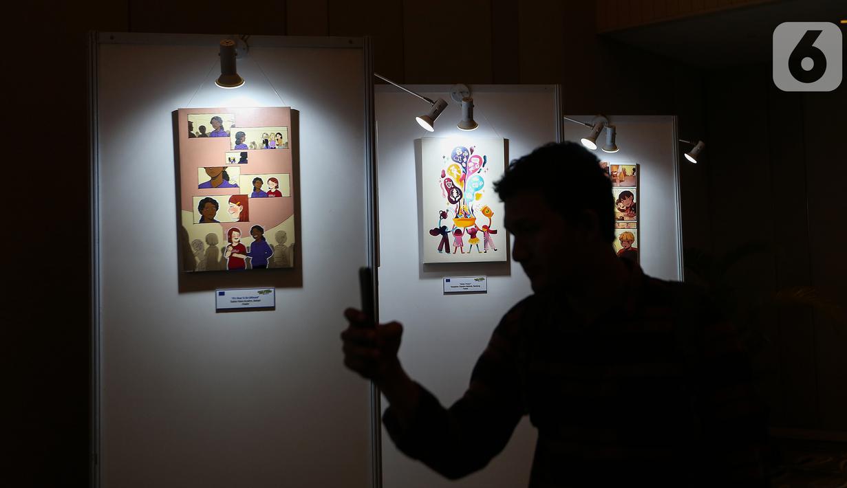 FOTO 12 Karya Komik Dan Kartun Serukan Akhiri Kekerasan