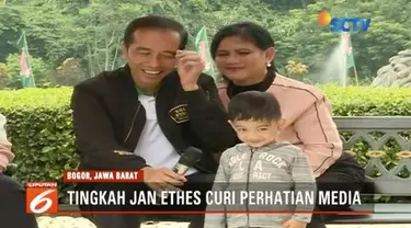 Menghabisi akhir pekan bersama keluarga jadi momen langka bagi Presiden Jokowi.