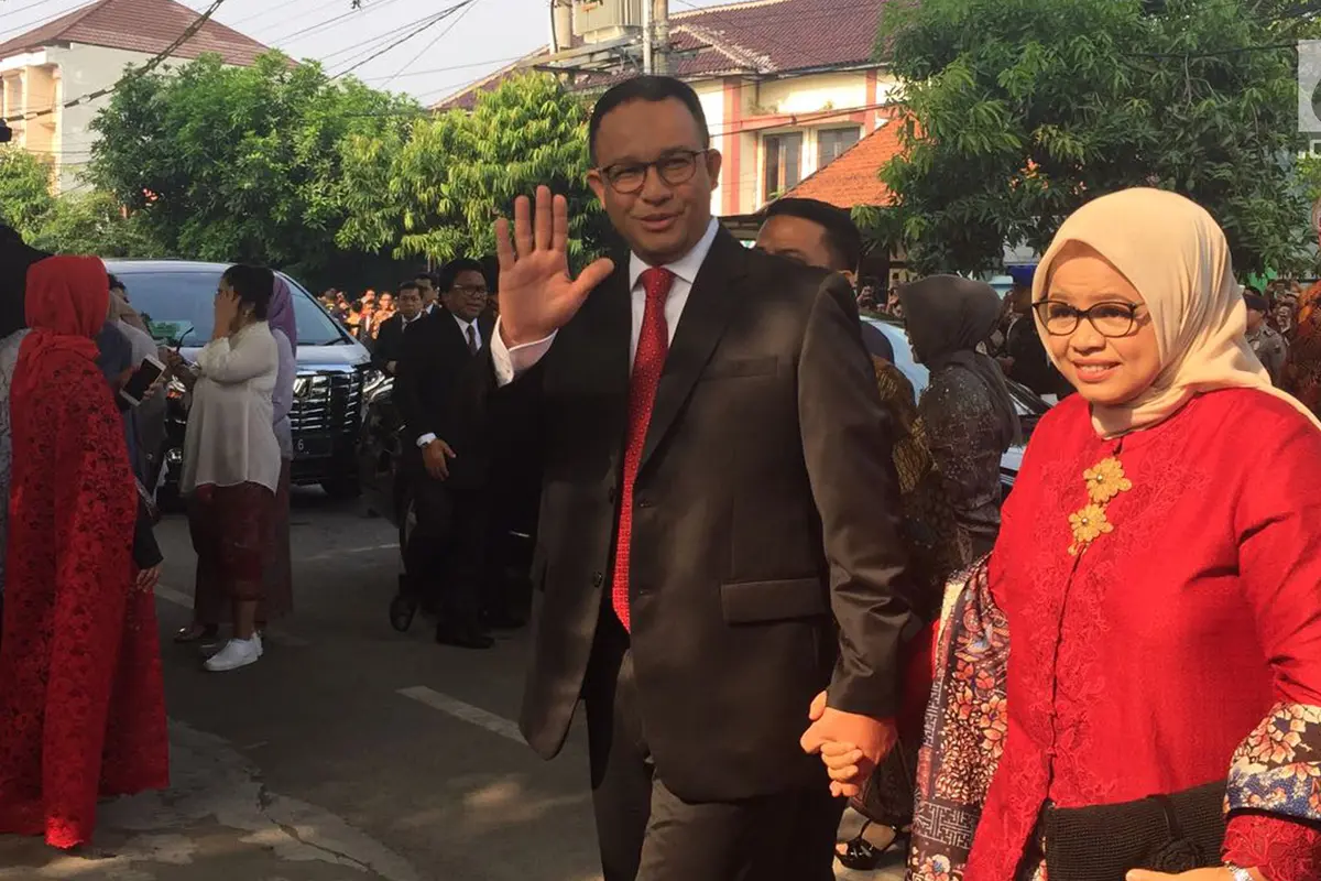 Gubernur DKI Jakarta Anies Baswedan Hadiri Pernikahan Putri Presiden Jokowi