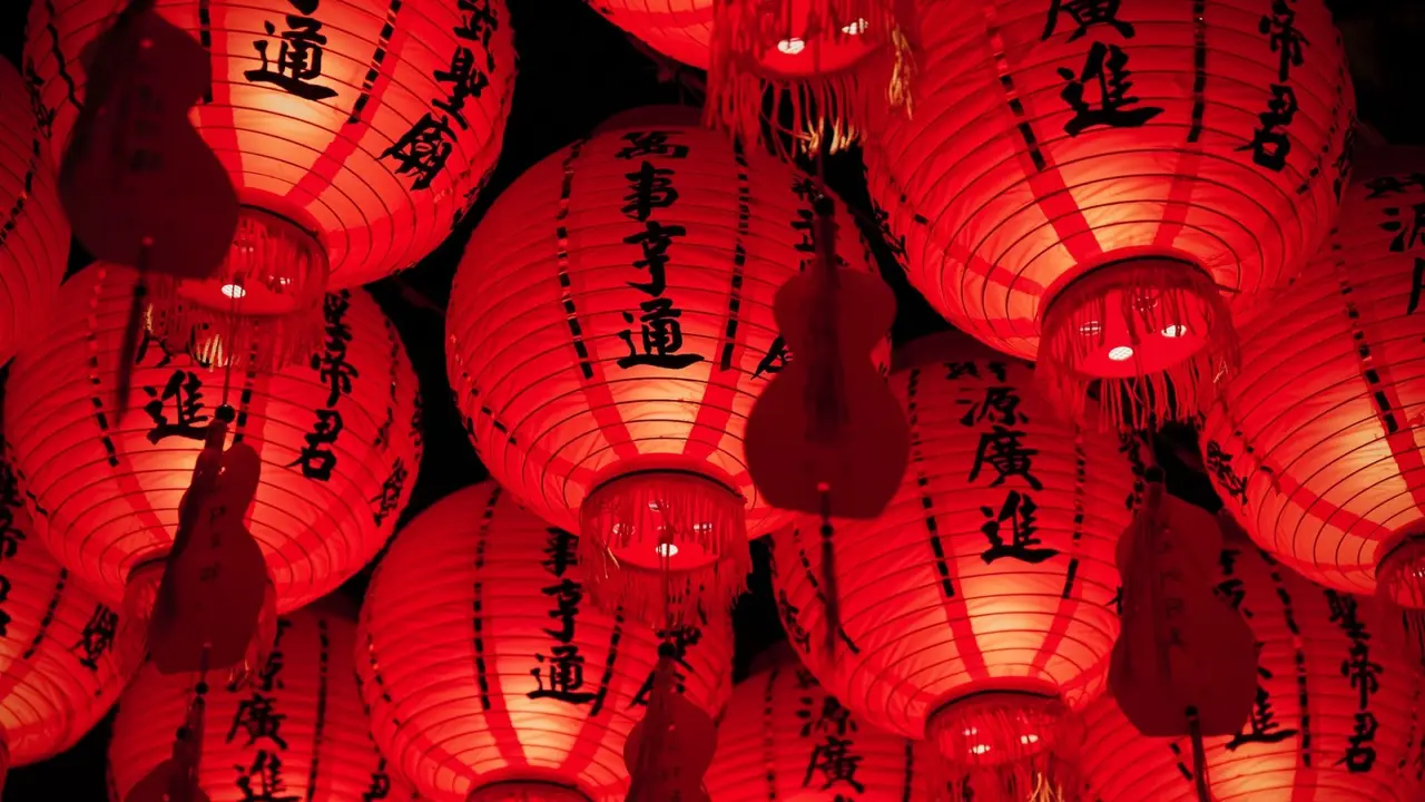 Ilustrasi lampion