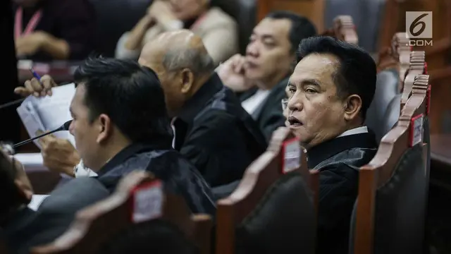 Ekspresi Peserta Sidang Sengketa Pilpres di MK