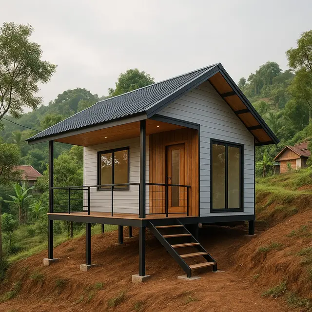 Inspirasi Rumah Sederhana Ukuran 6x9 Model Sekarang di Desa