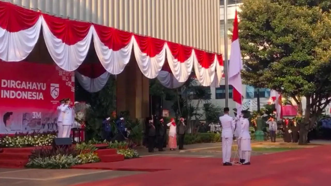 Upacara HUT RI balai Kota