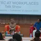 Peluncuran program Free TBC at Workplaces di pabrik Otsuka di kawasan Sukabumi, Jawa Barat, Kamis, 12 Januari 2023.&nbsp; (Liputan6.com/Henry)
