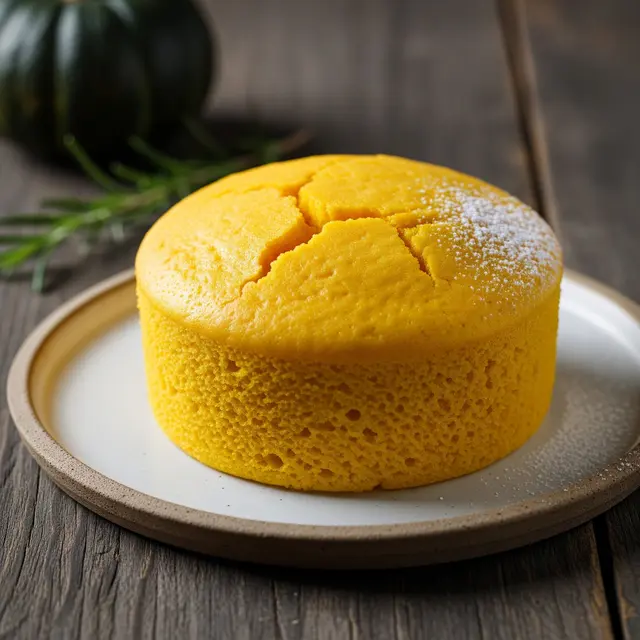 Kue Labu Kuning Kukus Tanpa Telur (Gemini AI)