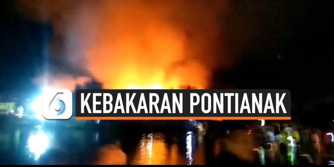 VIDEO: Kebakaran Gudang dan Mess Karyawan Perusahaan Galangan Kapal