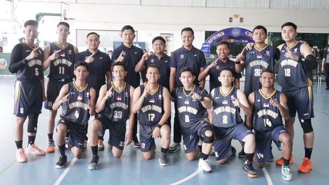 Tampil Perkasa di Final, Tim Basket Kemenimipas Sabet Gelar Juara PORNAS KORPRI 2025