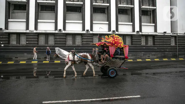 FOTO: Kawasan Kota Tua Ditutup untuk Penerapan Zona Rendah Emisi