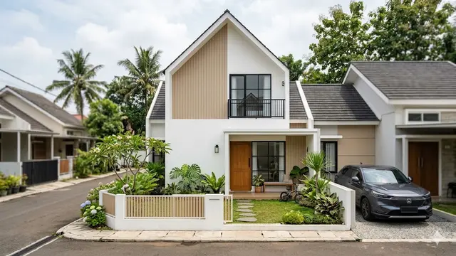 Model Fasad Rumah yang Langsung Mencuri Perhatian dari Jalan