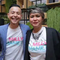 Masih ingat dengan Milly dan Mamet di film ‘Ada Apa dengan Cinta (AADC)?’? Kini kedua karakter tersebut diangkat menjadi sebuah film solo yang bertajuk ‘Milly & Mamet’. Film garapan Ernest Prakasa ini bergenre drama komedi. (Deki Prayoga/Bintang.com)