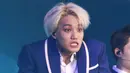 Saat di atas panggung, Kai EXO selalu tampil menawan. Akan tetapi ia tertangkap kamera saat ekspresinya seperti ini. Kira-kira Kai masih terliaht tampan tidak? (Foto: koreaboo.com)