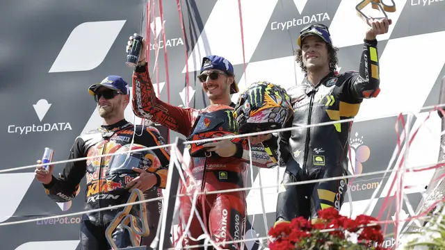 Brad Binder, Pecco Bagnaia dan Marco Bezzecchi