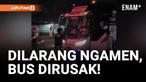 3 Pengamen Serang dan Rusak Bus di Tangerang!