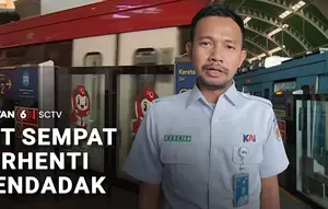 LRT Sempat Terhenti Mendadak