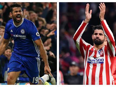Dalam beberapa musim terakhir, Atletico Madrid dan Chelsea menjadi dua klub yang sering bersinggungan dalam proses transfer beberapa pemain top Eropa. Seperti 5 pemain aktif berikut ini yang tercatat pernah memperkuat Chelsea hingga kemudian berpindah langsung ke Atletico Madrid. Bahkan dua pemain di antaranya berstatus milik Atletico Madrid sebelum membela Chelsea hingga akhinya kembali memperkuat Atletico Madrid. (Kolase AFP)