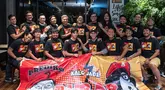Momen keseruan buka bersama gabungan antara geng motor The Prediksi dan Bedain berhasil mencuri perhatian. Bukber gabungan tersebut berlangsung meriah dan penuh keceriaan dari para anggotanya yang merupakan komika dan juga sosok humoris. (Liputan6.com/IG/@andhiiikapratama)
