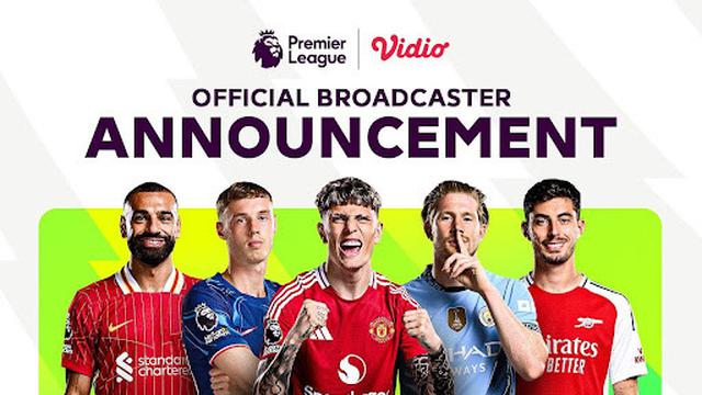 Vidio memperpanjang kerja sama sebagai pemegang hak siar resmi Premier League