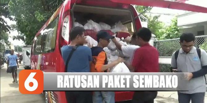 Korban Banjir di Kampung Melayu Terima Paket Sembako Gratis dari YYP SCTV-Indosiar