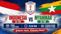 Timnas Indonesia U-19 vs Myanmar U-19, Piala AFF U-19 2026. (Generated AI Chatgpt)