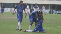 PSIS Semarang belum terkalahkan hingga laga keempat babak 16 besar Liga 2 di Stadion Citarum, Selasa (3/10/2017). (Bola.com/Ronald Seger)