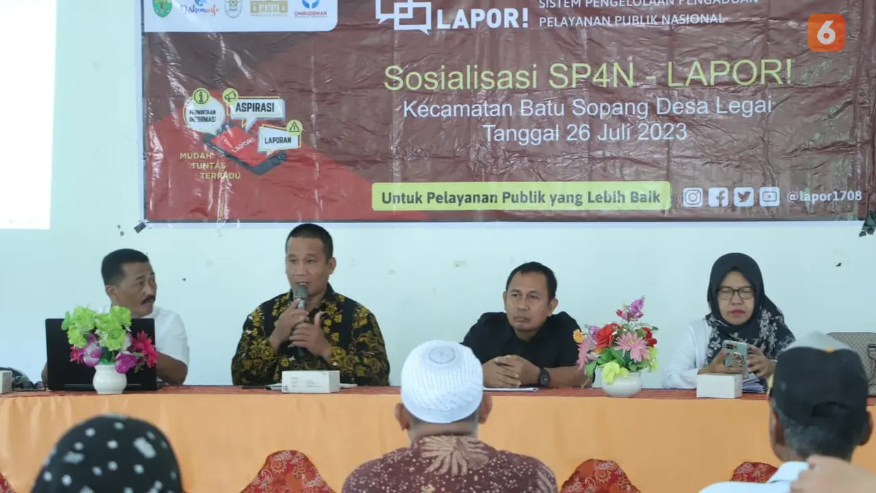 Sosialisasi SP4N-Lapor