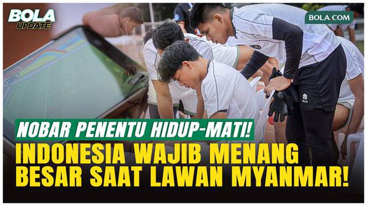 Latihan Mendadak Tegang! Timnas Indonesia U-22 Nobar Laga Penentu Nasib di SEA Games 2025