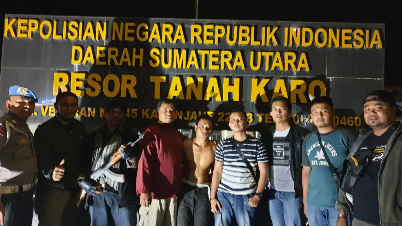 PRN (25) saat ditangkap di Tanah Karo (Rino Abonita/Liputan6.com)