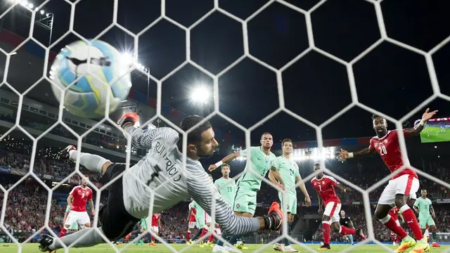 Swiss vs Portugal. (AFP)