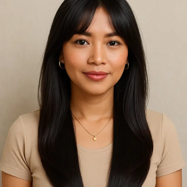 Model Rambut V Panjang Wanita yang Cocok untuk Berbagai Bentuk Wajah (Foto: ChatGPT)