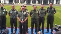 Kepala Staf Angkatan Darat (KSAD) Jenderal Dudung Abdurachman di Mabesad, Jakarta. (Merdeka.com)